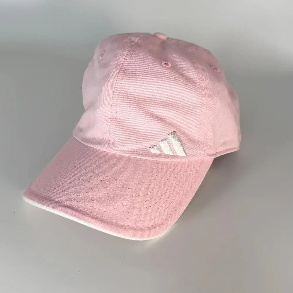 Adidas Adjustable Strapback Hat Baseball Cap Women Pink - Picture 1 of 10